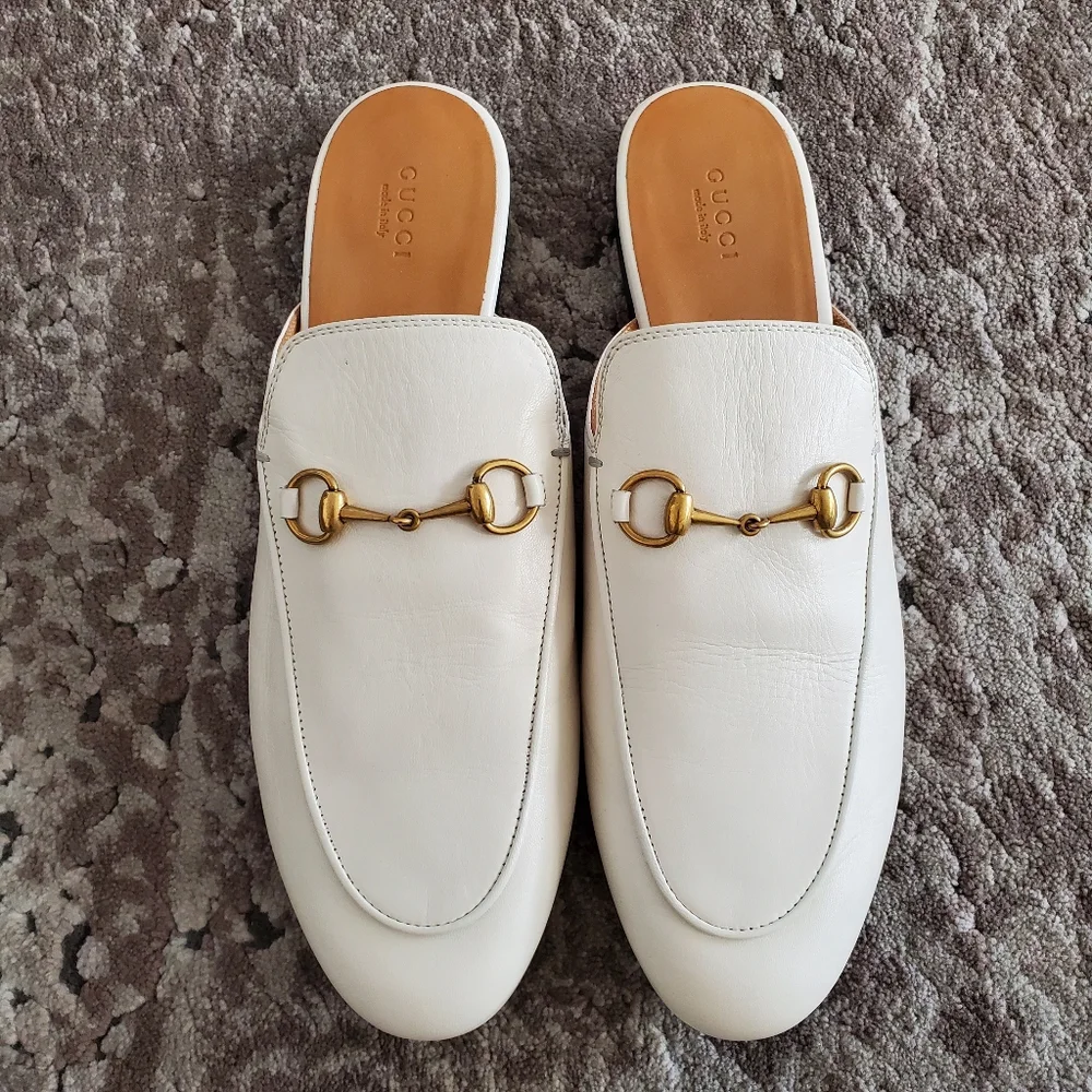 Gucci Princetown Leather Loafer Mule Slide Size 42 - Picture 4 of 9